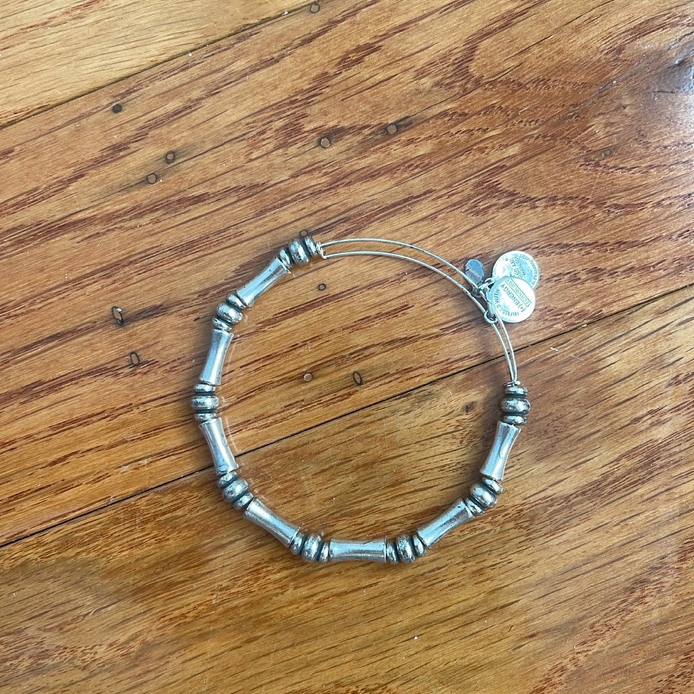Alex and ani, beaded silver